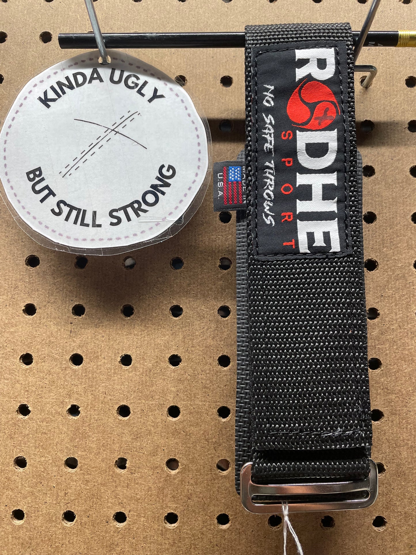 OTW- Black 6.5cm Rodhe Strap (555)