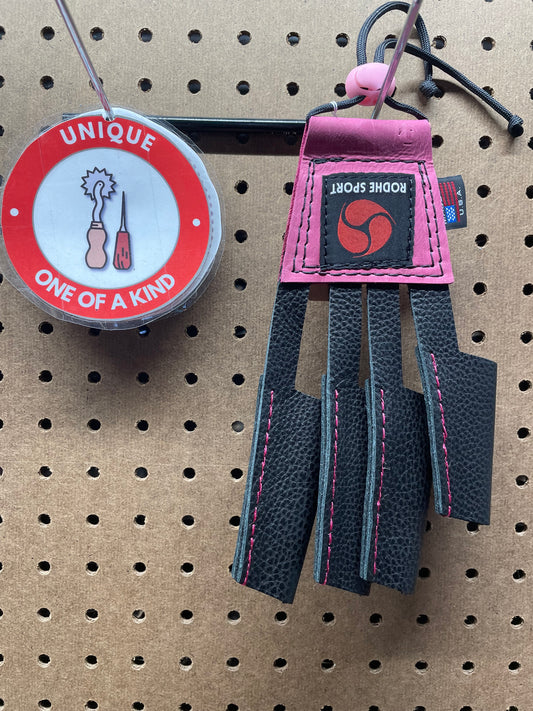 OTW Large Pink Eagle Hammer Glove worn on LH, 747