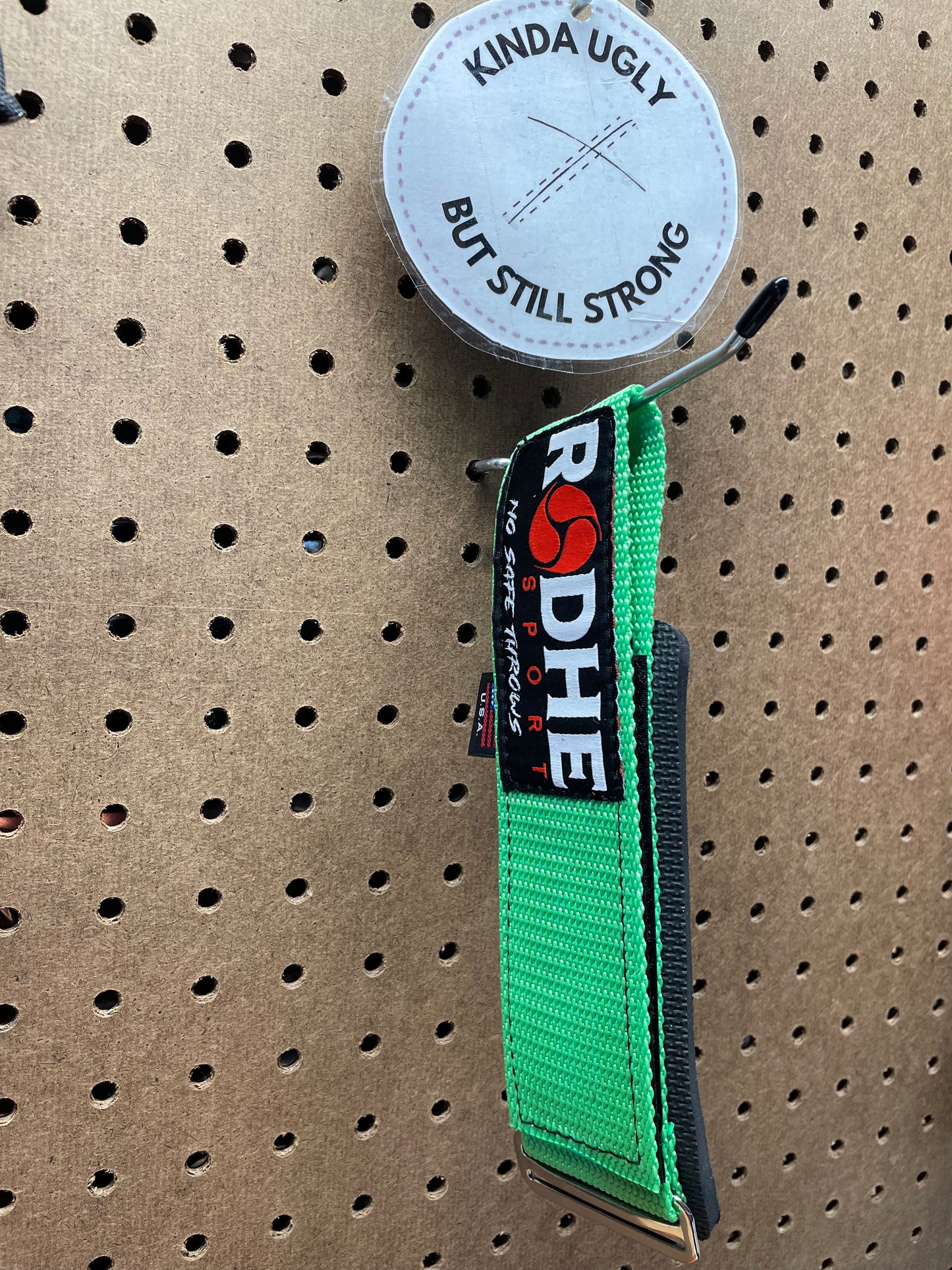 OFF THE WALL - Bright Green 6.5cm Rodhe Strap