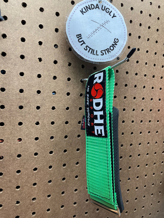 OFF THE WALL - Bright Green 6.5cm Rodhe Strap
