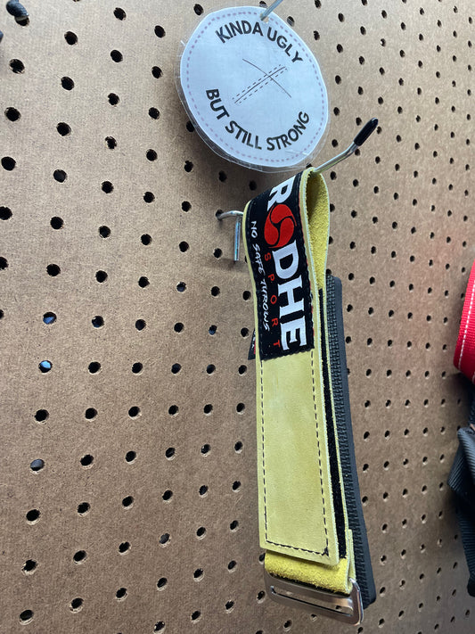 OFF THE WALL - Burnt Yellow Leather Rodhe Strap