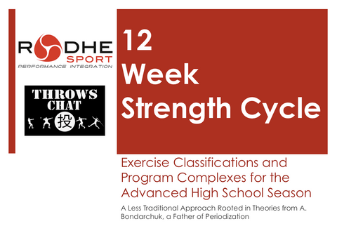 Lecture - 12 Week Strength Cycle