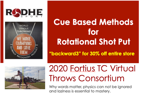 Cue Based Methods for Rotational Shot Put